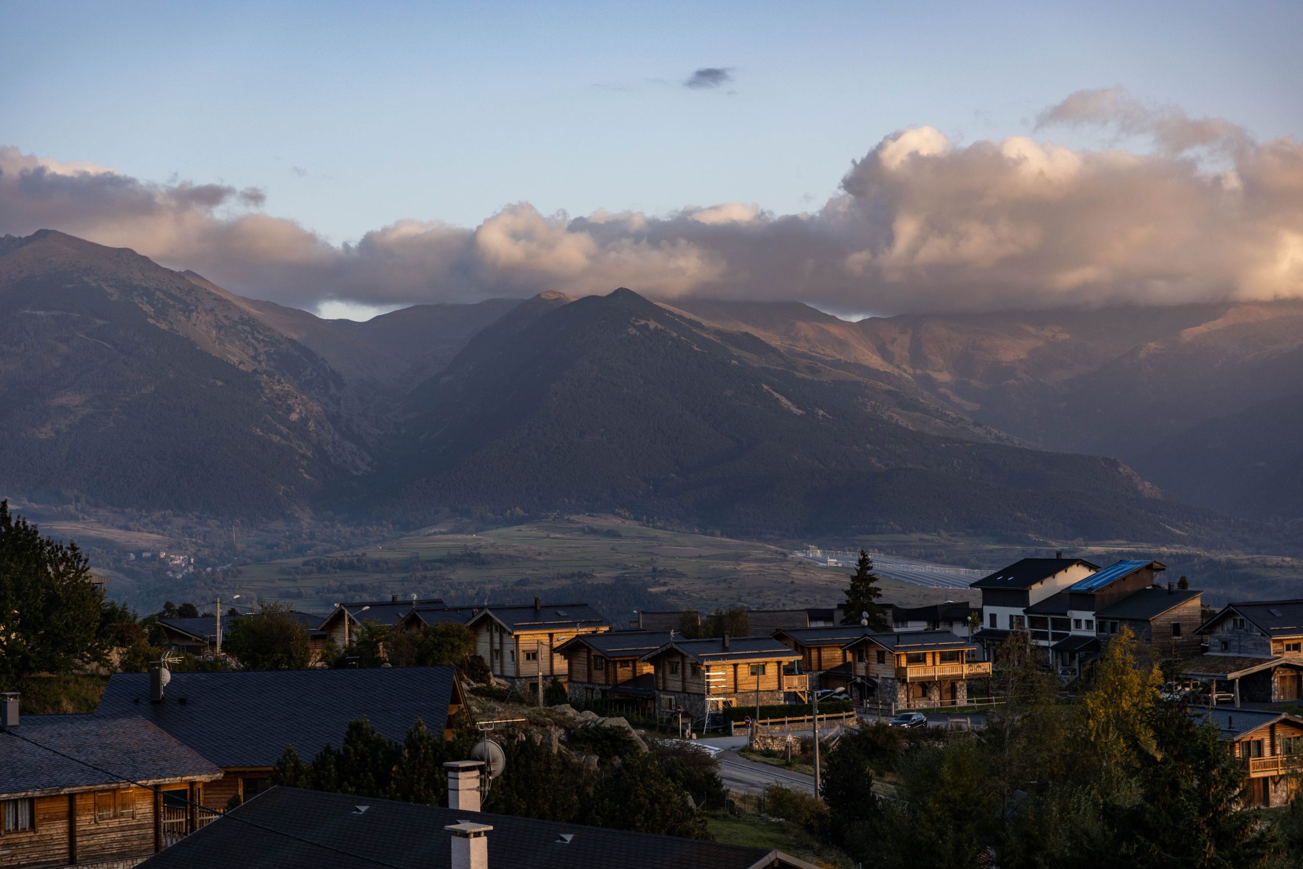 vue depuis l'hôtel insolite font Romeu
