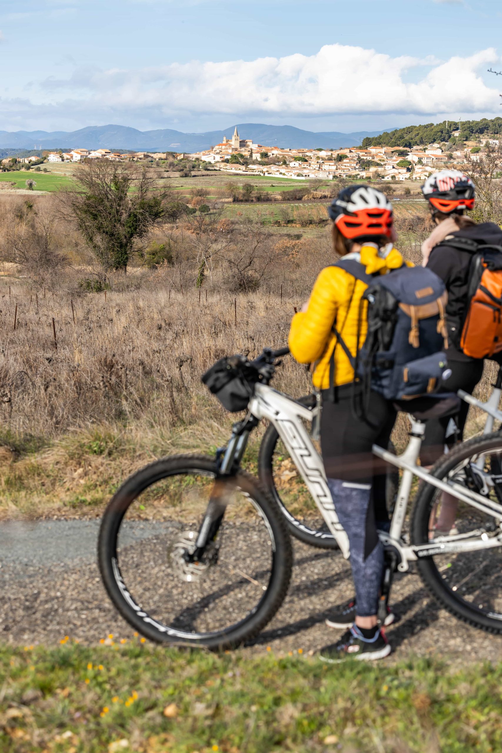sur l'itinéraire vélo de l'Hérault