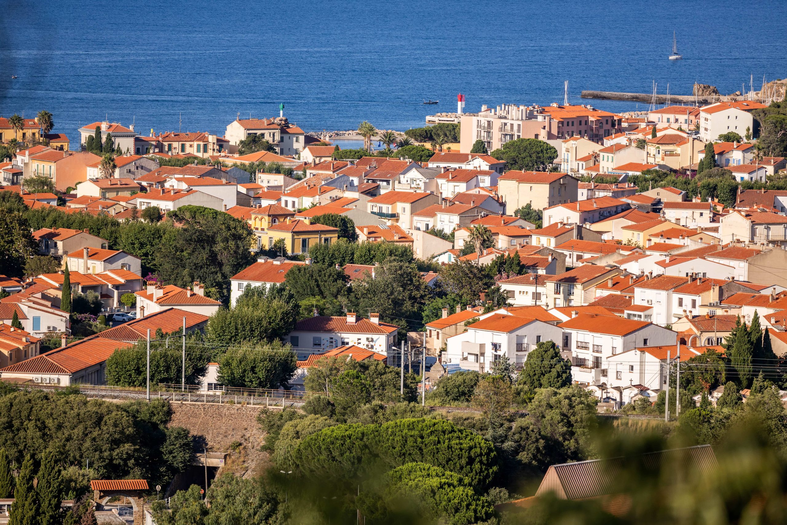 vue sur banyuls sur mer
