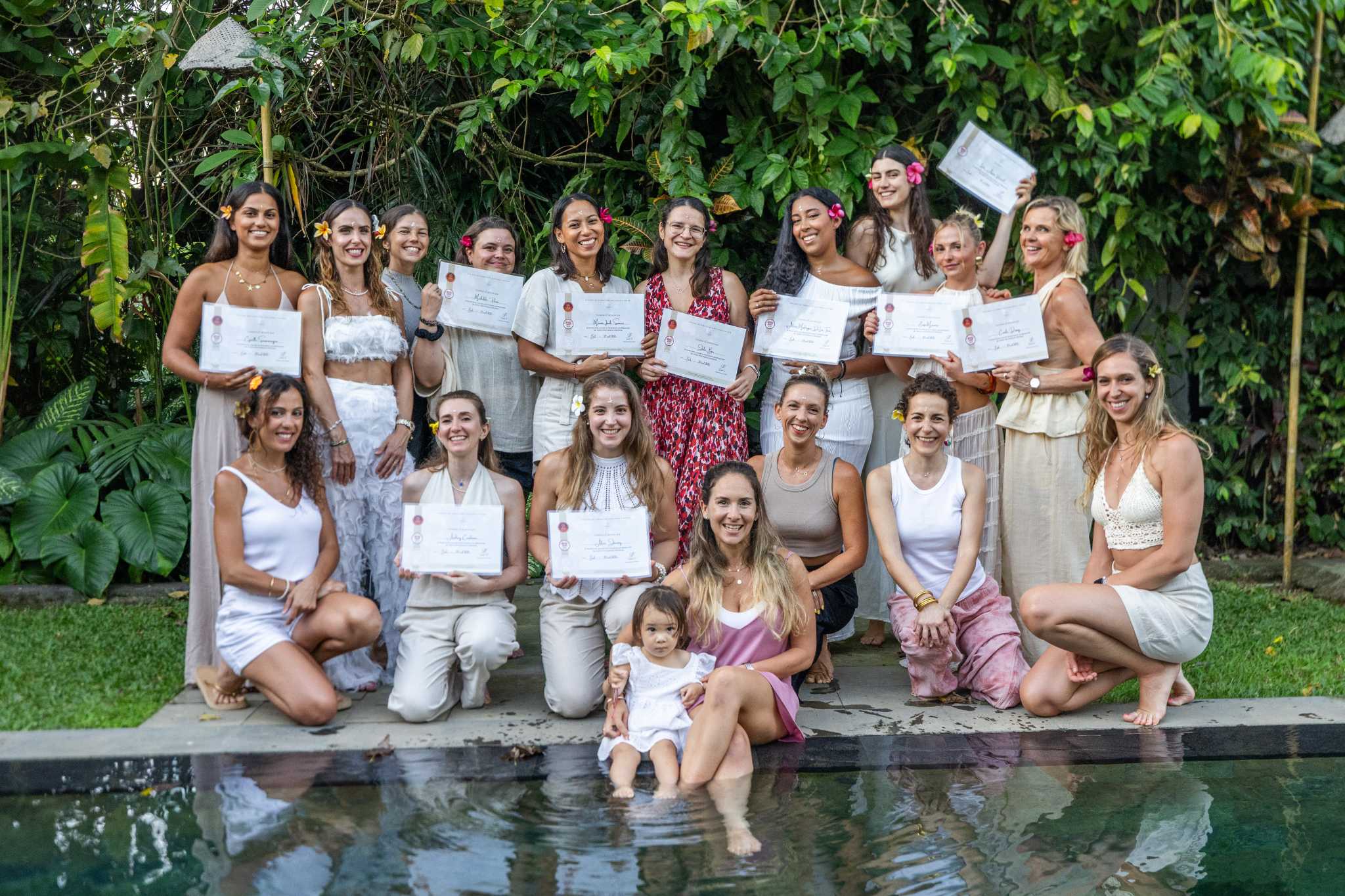 Photo de groupe bali