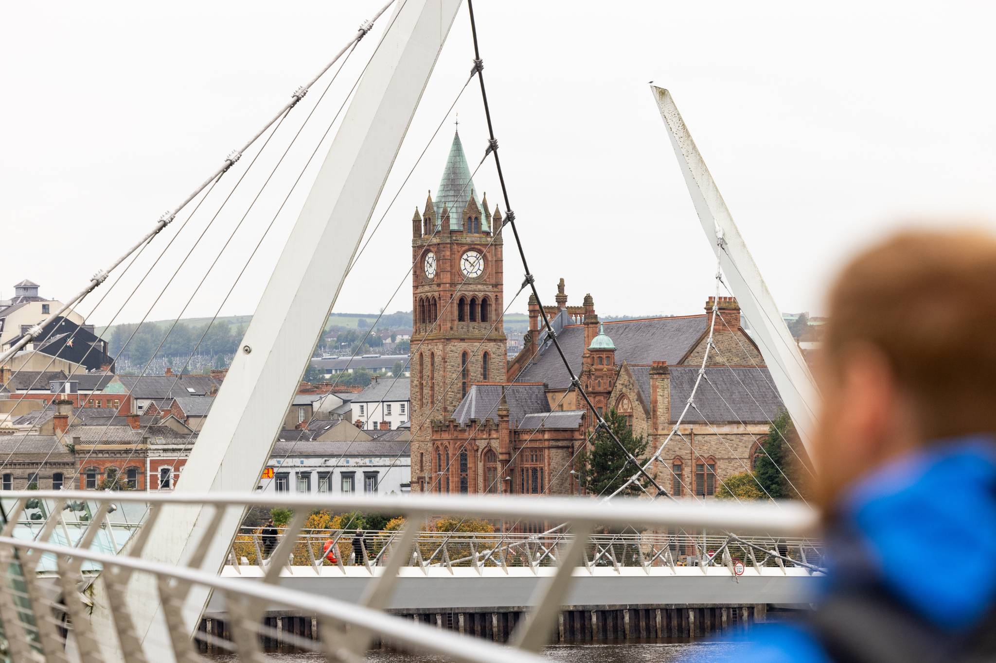 le pont de la paix à Derry