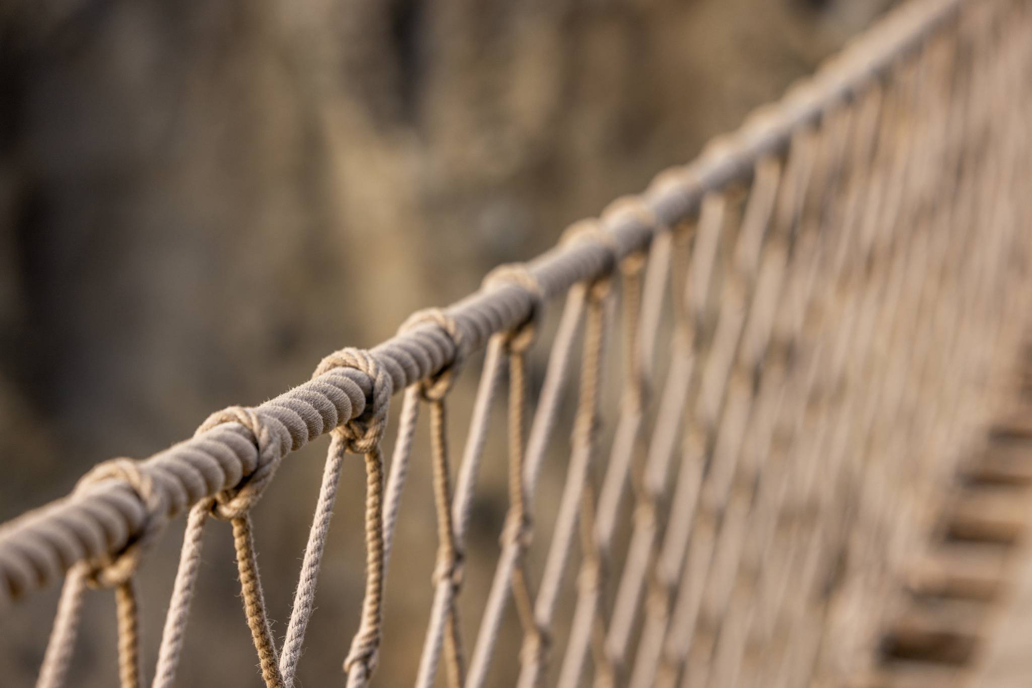 pont détails Carrick-a-Rede Rope Bridge