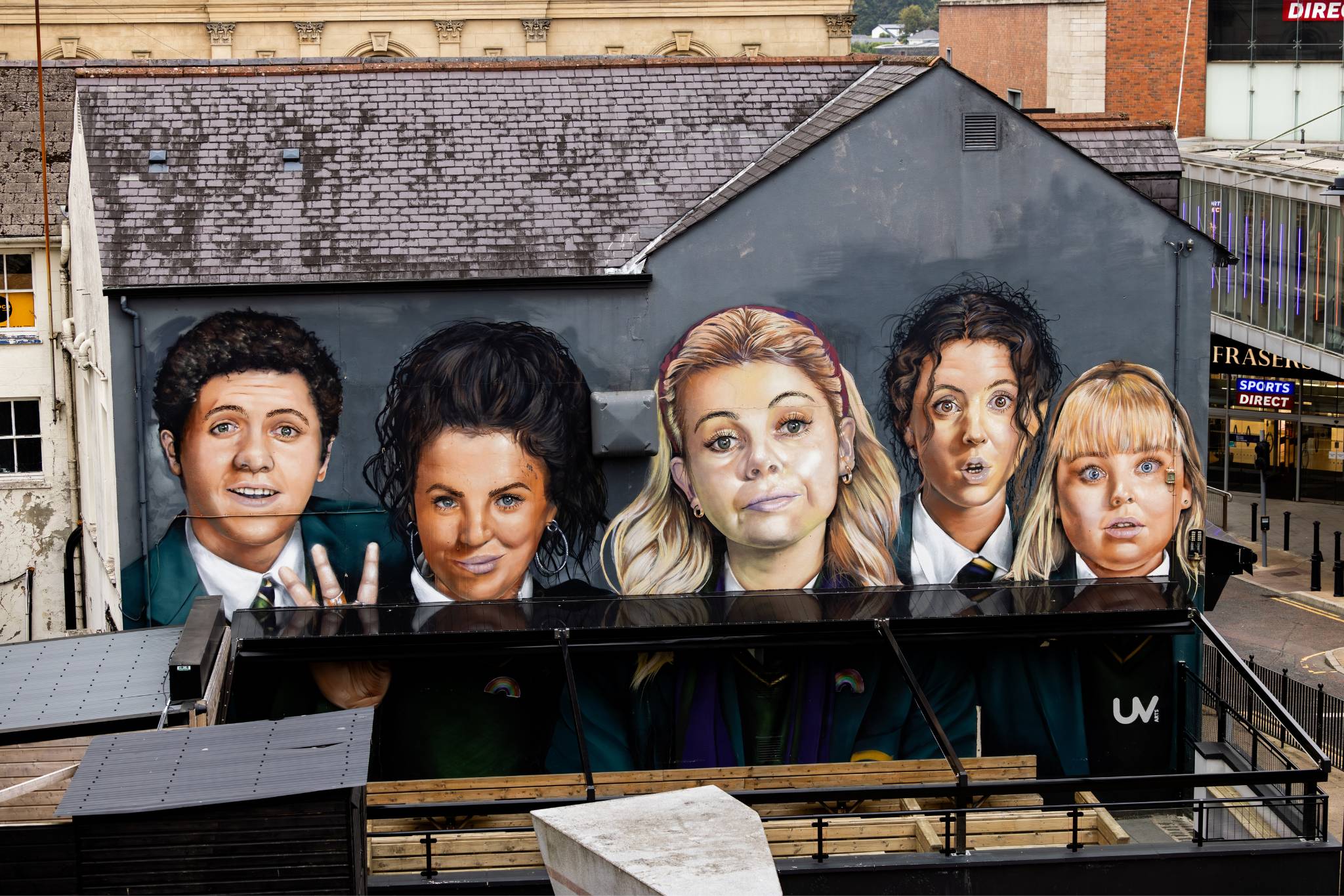 derry girls street art